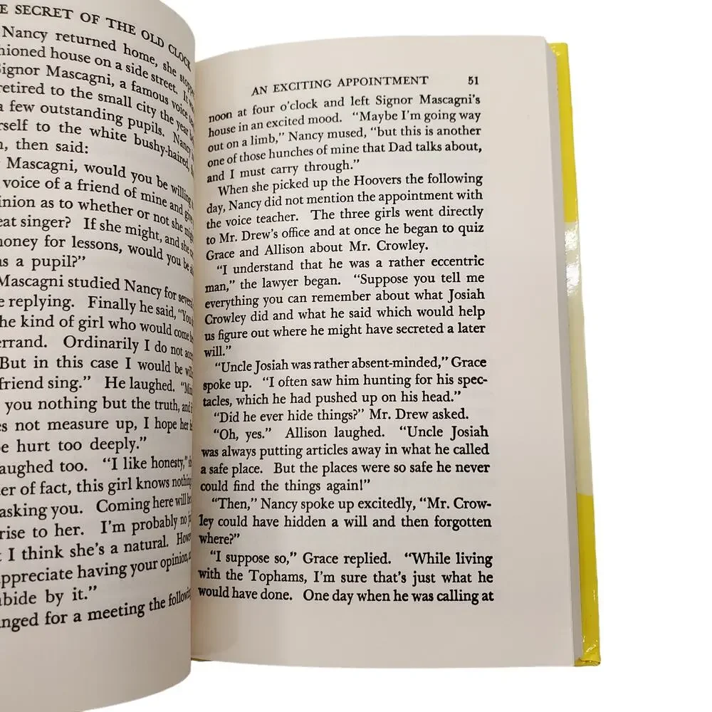 Nancy Drew The Secret of the old clock By Carolyn Keene Book 1 1987
